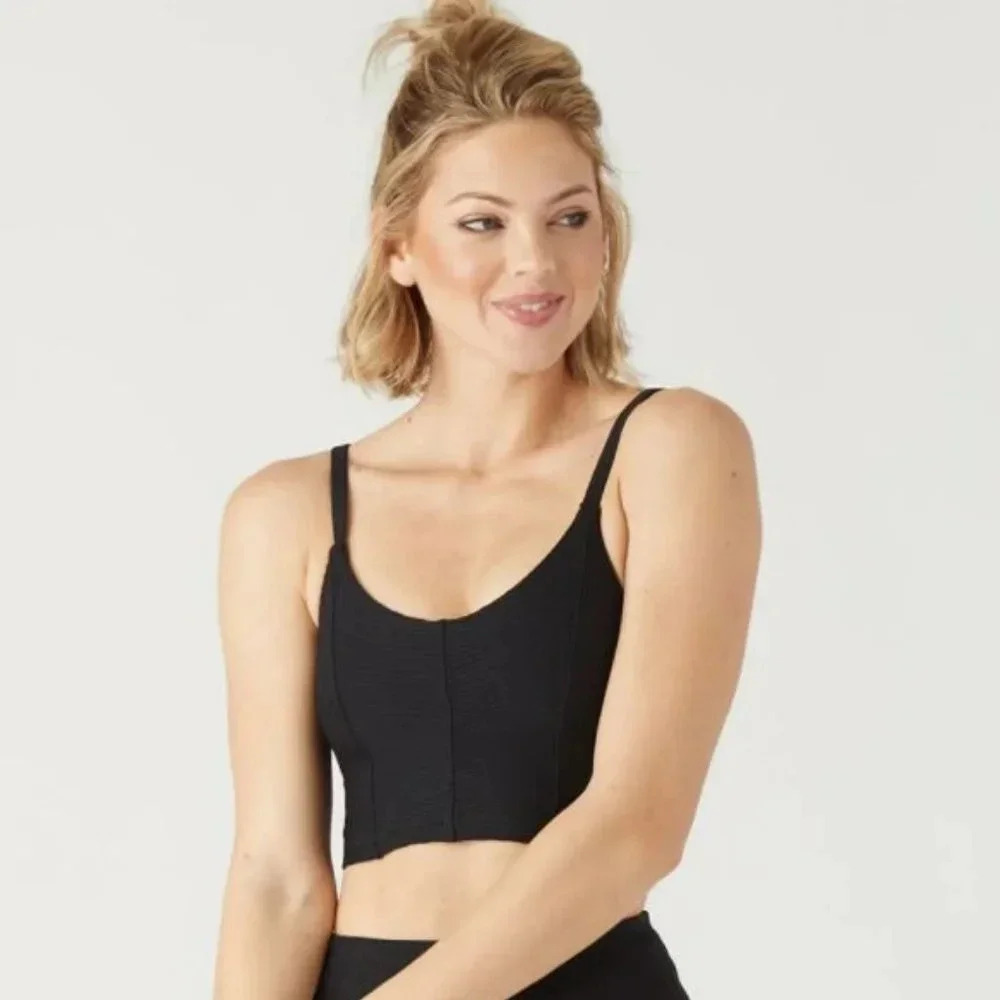 Glyder Charge Sports Bra, Black